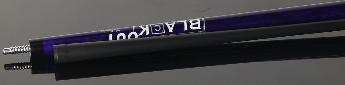 Jacoby BlaCkOut JACBKOUTSGPUR Sport Wrap Carbon Fiber Break/Jump Cue - Purple
