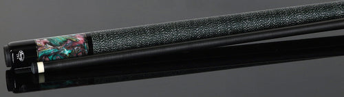 Viking Bedlam Series Smoke-Stained Maple with Galaxy Shimmer Pearl Play Cue with 12.5mm Siege Carbon Fiber Shaft 3