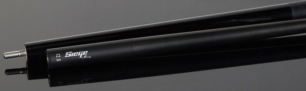 Viking Ovation Series Midnight Black Stained Maple Play Cue with 12.5mm Siege Carbon Fiber Shaft