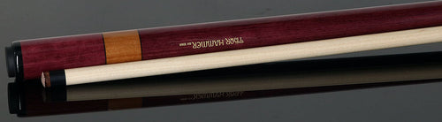 Joss JOSTHPHOLD-DIS Thor Hammer Break Cue - Purpleheart with Stained Maple Rings 3