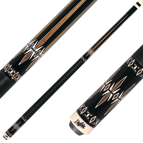 Dufferin D-SE53 Pool Cue - Antique Maple Cheetah Stain 1