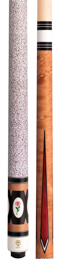 McDermott MCD50K 50th Anniversary Series Pool Cue - Birdseye Maple and Liberty Wood Points with Standard Maple Shaft and Commemorative 1x1 Case 5