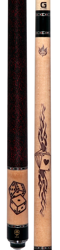 McDermott Wildfire Gambler Cue of the Month with G-Core Shaft 5