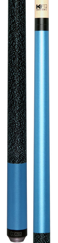K2 KL109 Matte Metallic Blue Pool Cue with 12.50mm K2 LD Shaft 5