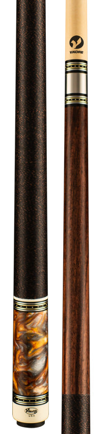 Viking TW0500 Twilight Series Play Cue - East Indian Rosewood with Precious Alloy Premium Pearl 3