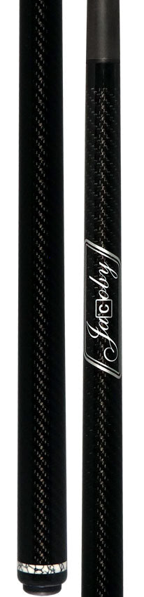 Jacoby CPCWH Game Changer Series Carbon with White Buffalo Turquoise Ring Play Cue with 12.70mm Jacoby Black V4 Carbon Fiber Shaft