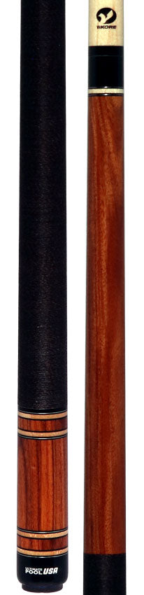 Viking UPUSA004 Ultimate Pool USA Range Series Pool Cue - Pau Ferro with Black and Walnut Linen Wrap