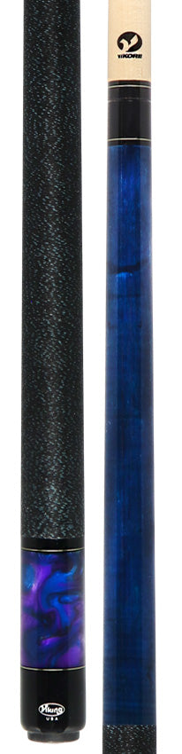 Viking BE0107 Bedlam Series Cue - Blue Stain and Pearl 3