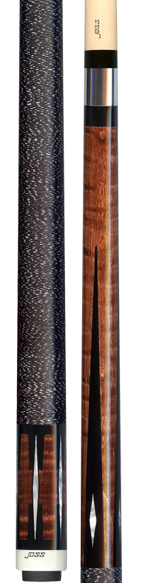 Joss Nutmeg Stained Maple with 4 Black Points Pool Cue - JC20-100