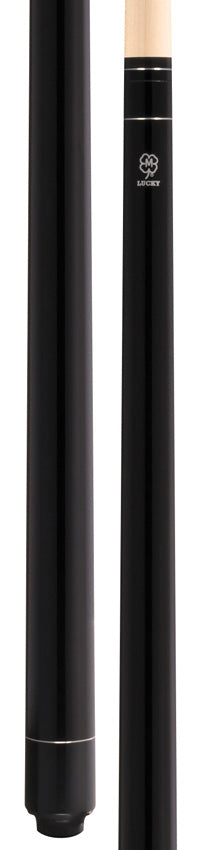 Lucky L01 No Wrap Pool Cue - Black 3