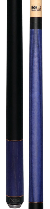 K2 Purple-Stained Ash No Wrap Pool Cue with 12.50mm K2 LD Shaft 3