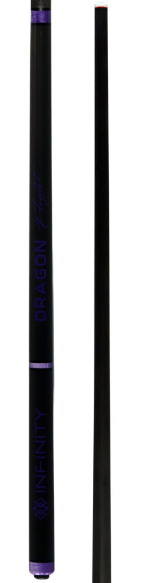 Infinity Dragon Flight Carbon Fiber Long Jump Cue - Purple