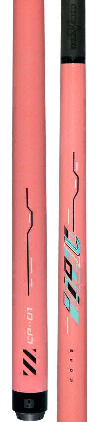 Little Monster LMBRKJMPNWCYPK No Wrap Break/Jump Cue with Carbon Fiber Shaft - Cyber Pink
