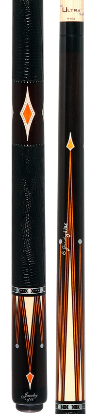 Jacoby Custom Orange Raven Pool Cue - 0917-52LWOR 5