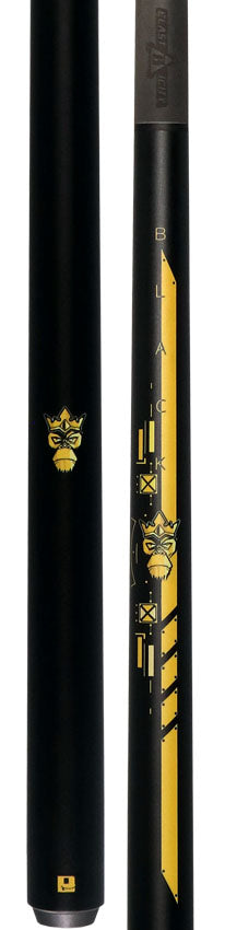 Little Monster LMBRKJMPNWBKEGG No Wrap Break/Jump Cue with Carbon Fiber Shaft - Black Egg