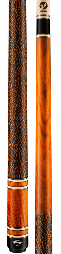 Viking IM0400 Impero Series Play Cue - South American Cocobolo with Cocobolo, Birdseye Maple and Black Rings