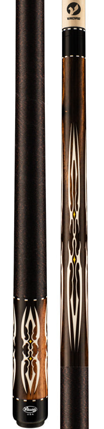 Viking MT0200 Motore Series Play Cue - Streaked Ebony with White Pearl Inlays