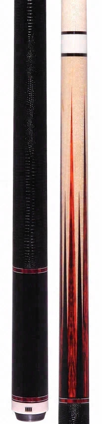1811 Model 6 Pool Cue with Leather Wrap - Uni-Loc