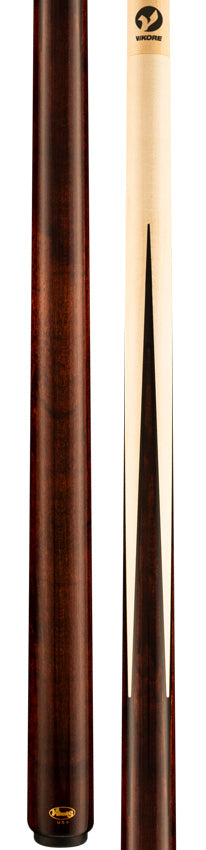 Viking IM0205 Impero Series Play Cue - Coffee-Stained Maple with 4 Birdseye Maple Inlaid Points 3