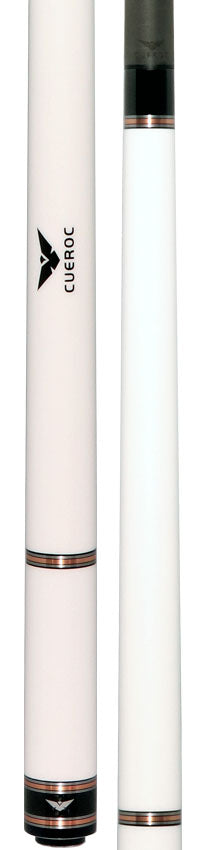 Cueroc CR-N02G Galaxy 2 No Wrap Pool Cue - White Colored Maple with Carbon Fiber Shaft