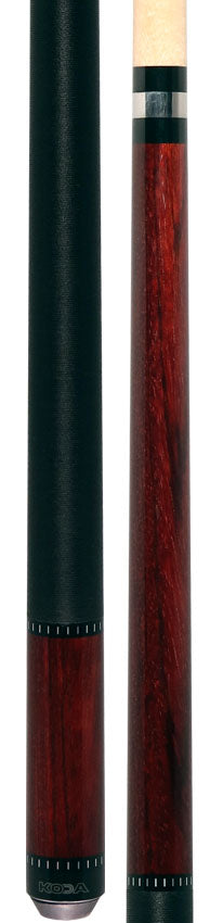 KODA KD38CO Cocobolo-Stained Zebrawood Pool Cue with Linen Wrap