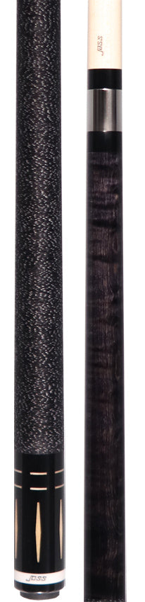 Joss Charcoal-Stained Maple with Maple Inlays Pool Cue - JC20-125