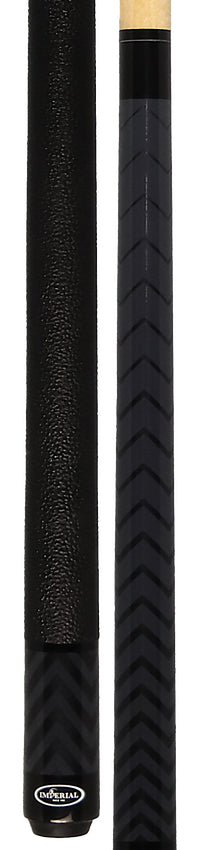 Imperial 13-791 Chevron Series Pool Cue - Grey with Leatherette Wrap