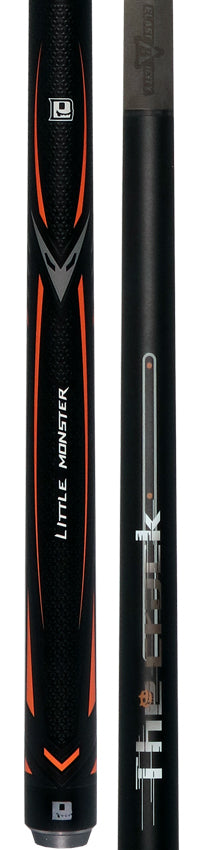 Little Monster LMBRKCLUVSWBK Classic Black Impact Break Cue with Carbon Fiber Shaft