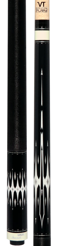 Fury VT6 Graphic Pool Cue with Irish Linen Wrap