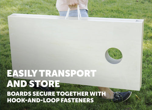 Triumph Cornhole Boards Set Woodie Tournament 2x4 4