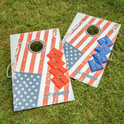 Triumph Cornhole Boards Set Patriotic 2x3 11