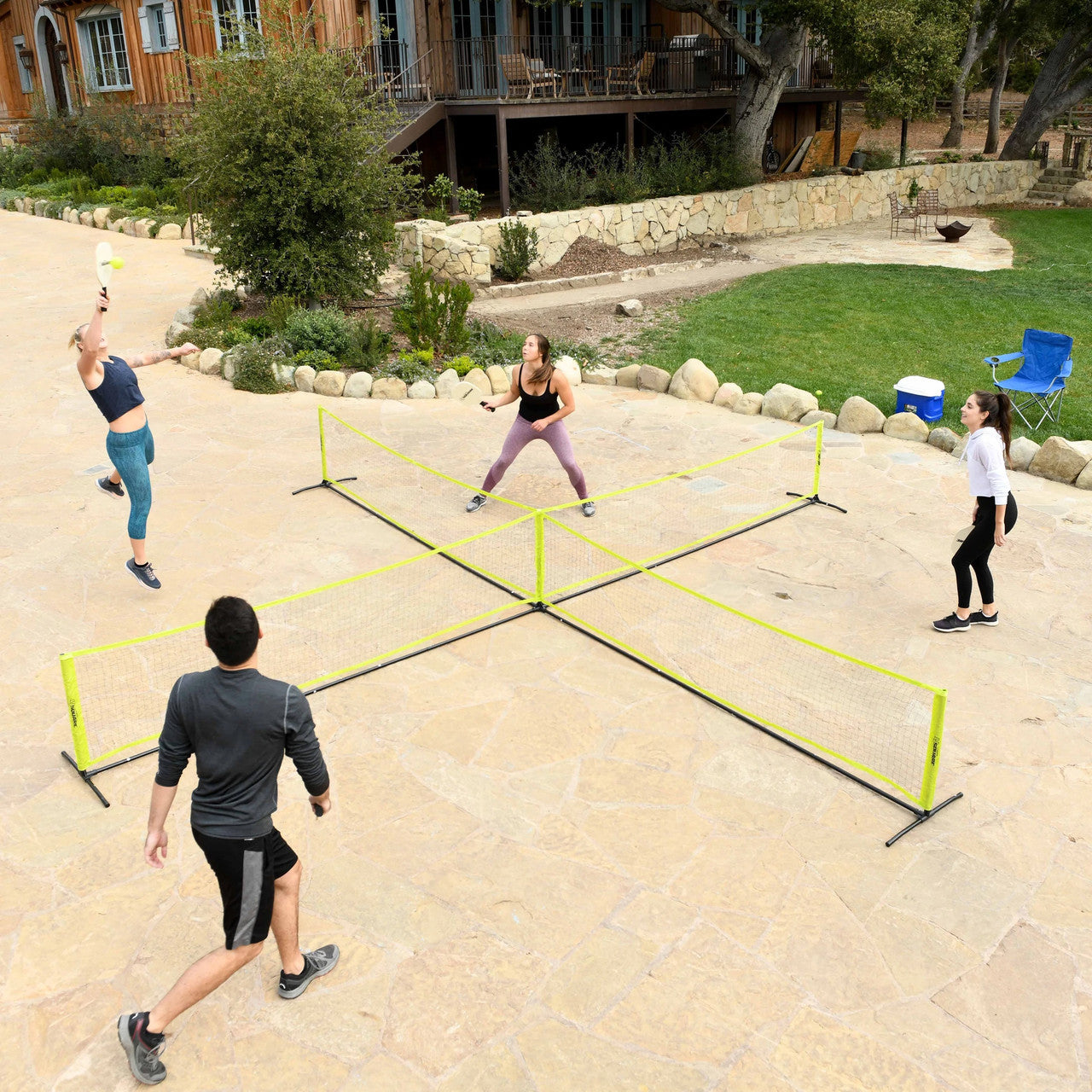 Triumph 4 Square Pickleball Set
