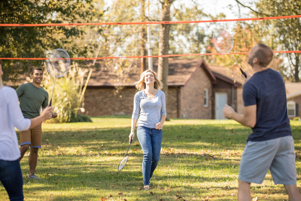 Triumph Advanced Volleyball and Badminton Combo Set