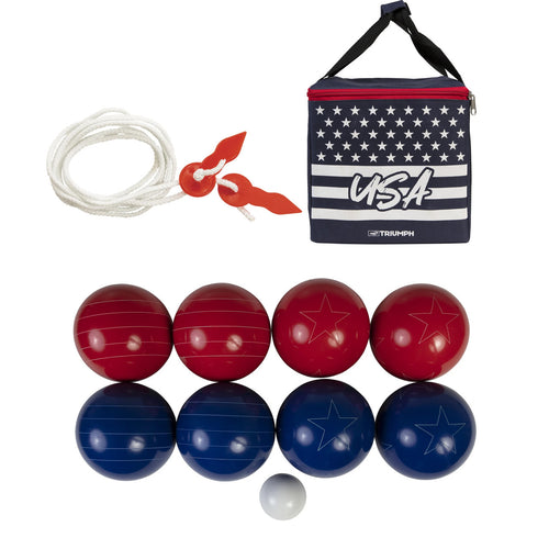 Triumph Patriotic Bocce Ball Set 100mm 1