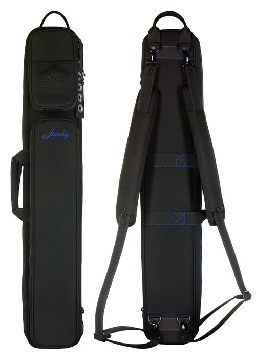 Jacoby Silver Fox 2.0 Butterfly 4x8 Soft Cue Case - Blue 2