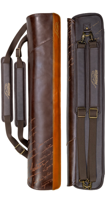 Predator Limited Edition Legacy 2x4 Soft Pool Cue Case - Dark Brown