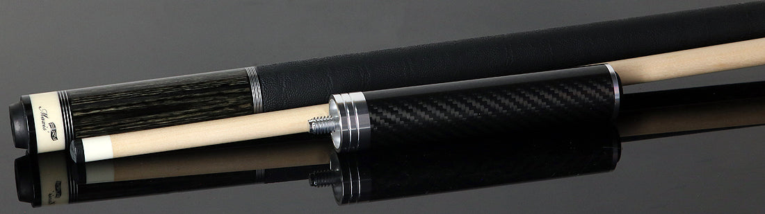 Fury TW2 Pool Cue - Gray-Stained Tec-Wood | Elephant Wrap | HT2 Wood Shaft