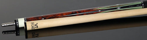 Fury VT2 Graphic Pool Cue with Pebble Grain Leather Wrap 4