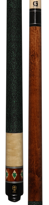 McDermott G331 G Series Pool Cue - Dark Cherry Stained Birdseye Maple with Irish Linen Wrap