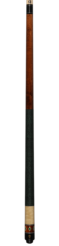 McDermott G331 G Series Pool Cue - Dark Cherry Stained Birdseye Maple with Irish Linen Wrap