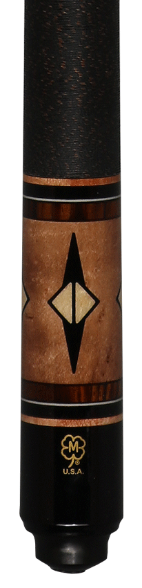McDermott G402 G Series Pool Cue - Stained Maple with Maple Points and Irish Linen Wrap
