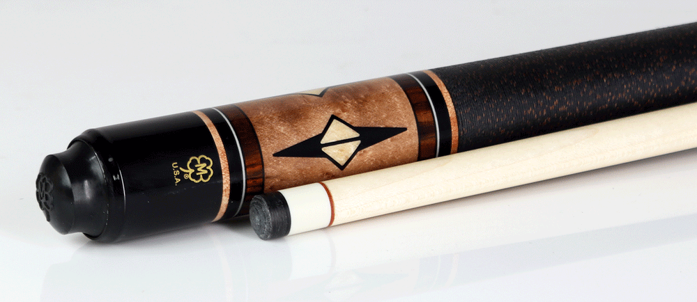 McDermott G402 G Series Pool Cue - Stained Maple with Maple Points and Irish Linen Wrap