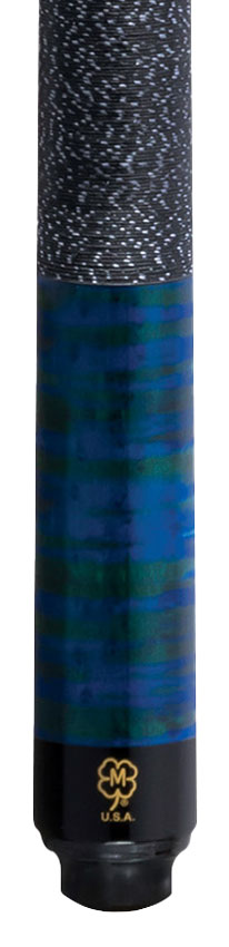 McDermott GS08 GS Series Pool Cue - Blue / Green Washed Maple with Irish Linen Wrap