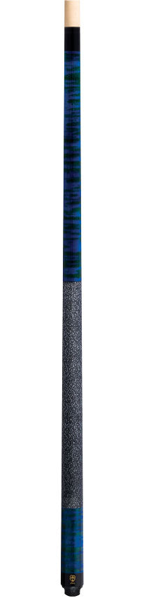 McDermott GS08 GS Series Pool Cue - Blue / Green Washed Maple with Irish Linen Wrap