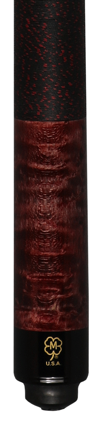 McDermott GS09 GS Series Pool Cue - Gray/Red Washed Maple with Irish Linen Wrap