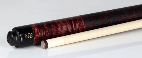 McDermott GS09 GS Series Pool Cue - Gray/Red Washed Maple with Irish Linen Wrap 3