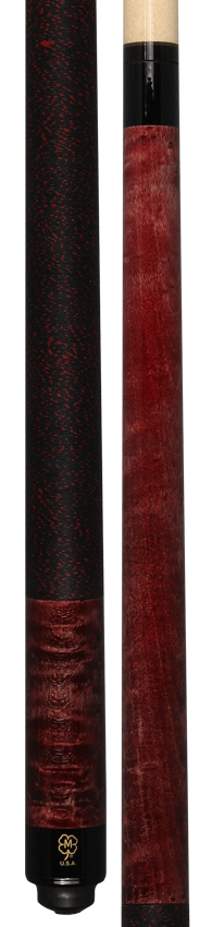 McDermott GS09 GS Series Pool Cue - Gray/Red Washed Maple with Irish Linen Wrap 5