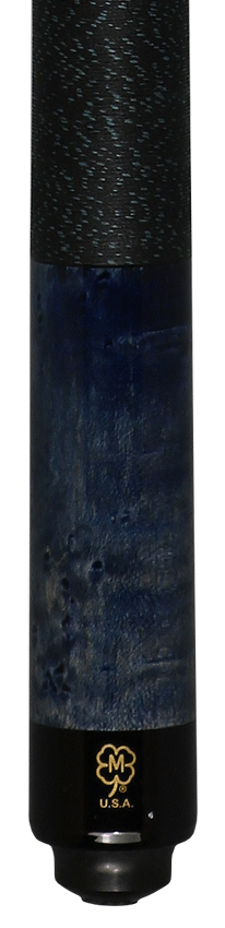 McDermott GS11 GS Series Pool Cue - Gray / Blue Washed Maple with Irish Linen Wrap 2