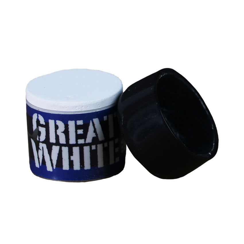 Great White Pool Cue Chalk With Dust Cap