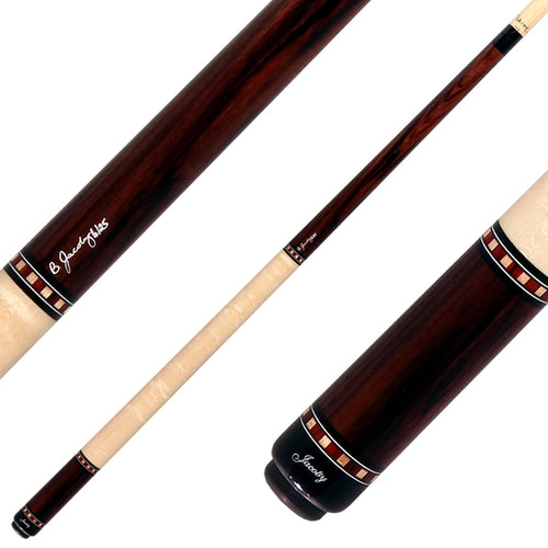 Jacoby HBV2 Series Pool Cue - Ziricote with Birdseye Maple Wrap 1